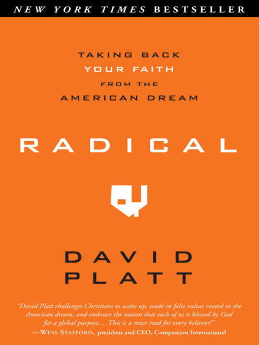Title details for Radical by David Platt - Available